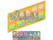 w0nderful (Holo, Champion) | Copenhagen 2024