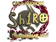 sh1ro (Gold, Champion) | Shanghai 2024