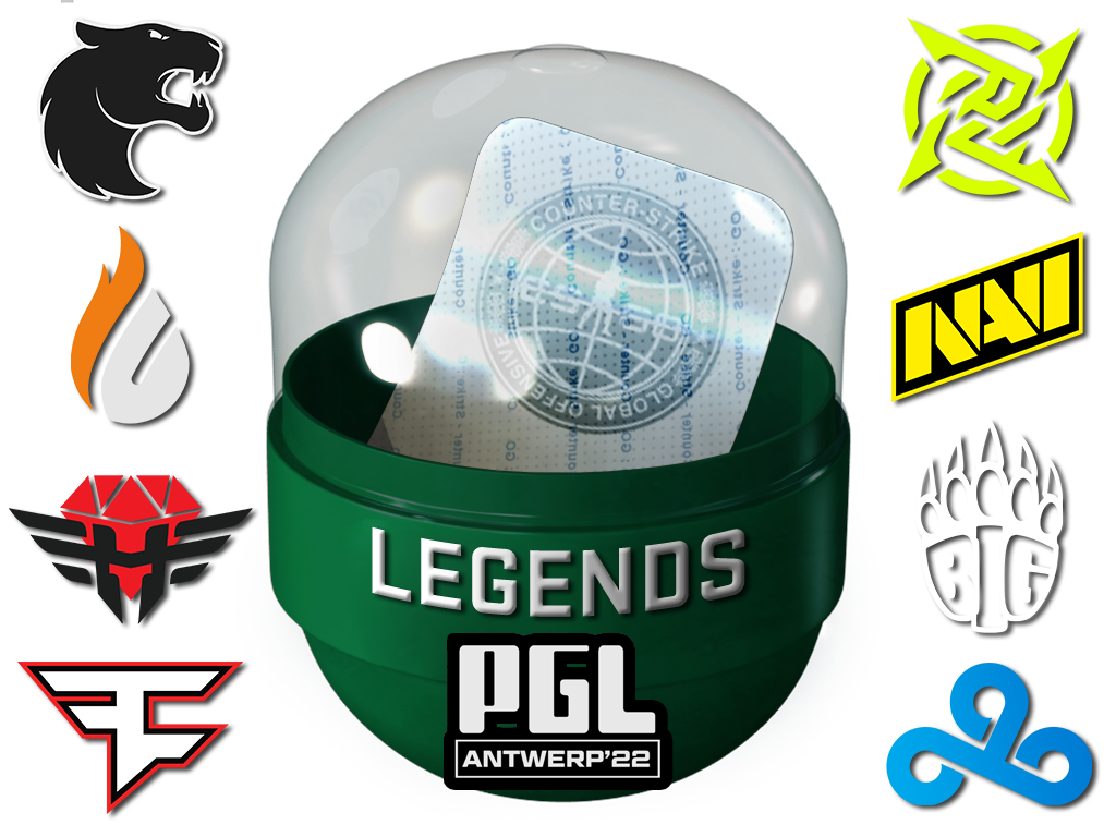 Antwerp 2022 Legends Sticker Capsule